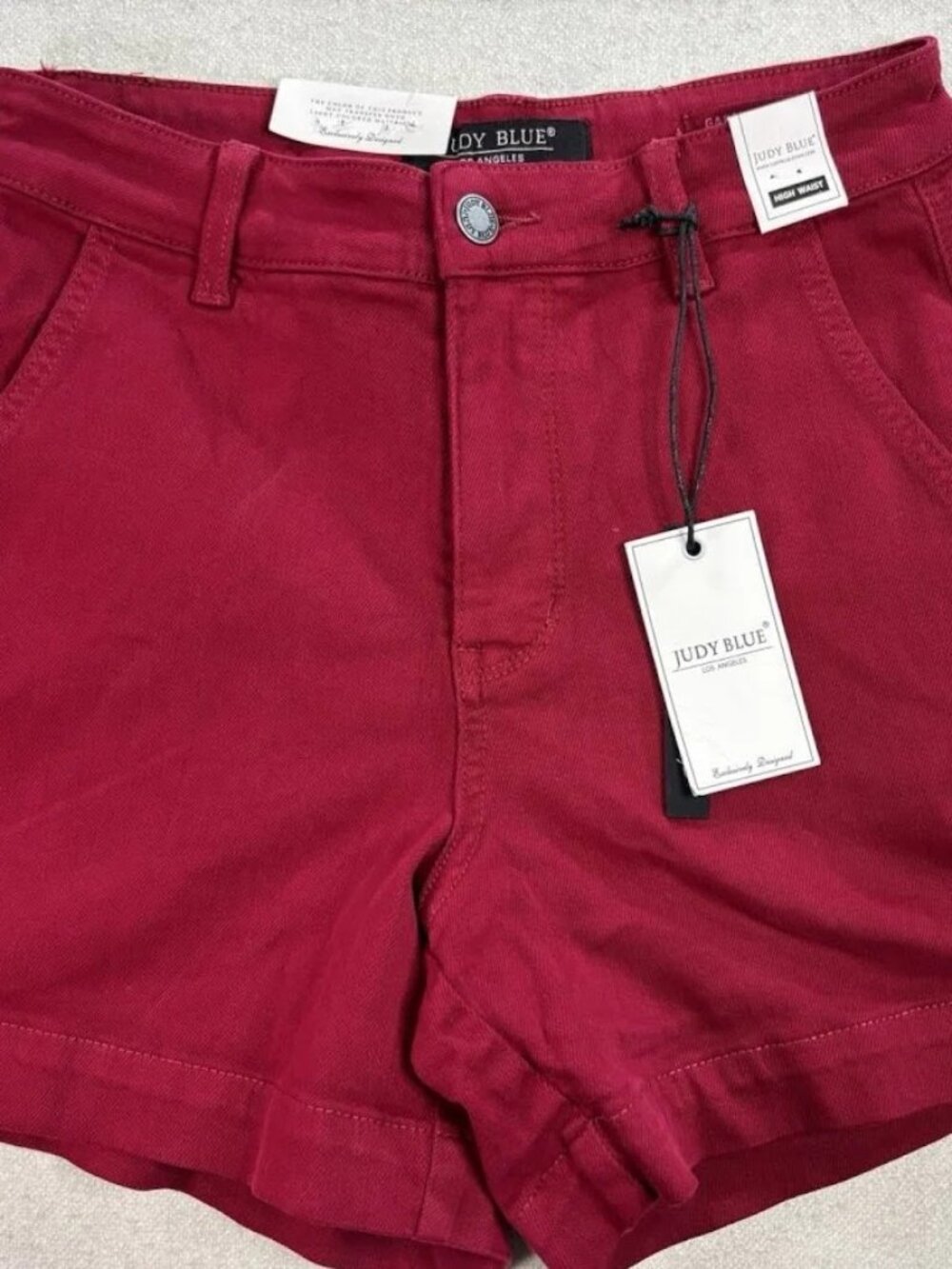 Judy Blue Plus Size Red Heart Shorts